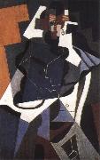 Juan Gris The fem portrait of the whole body Germany oil painting artist